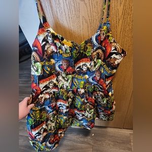 Bernie dexter universal monsters print dress